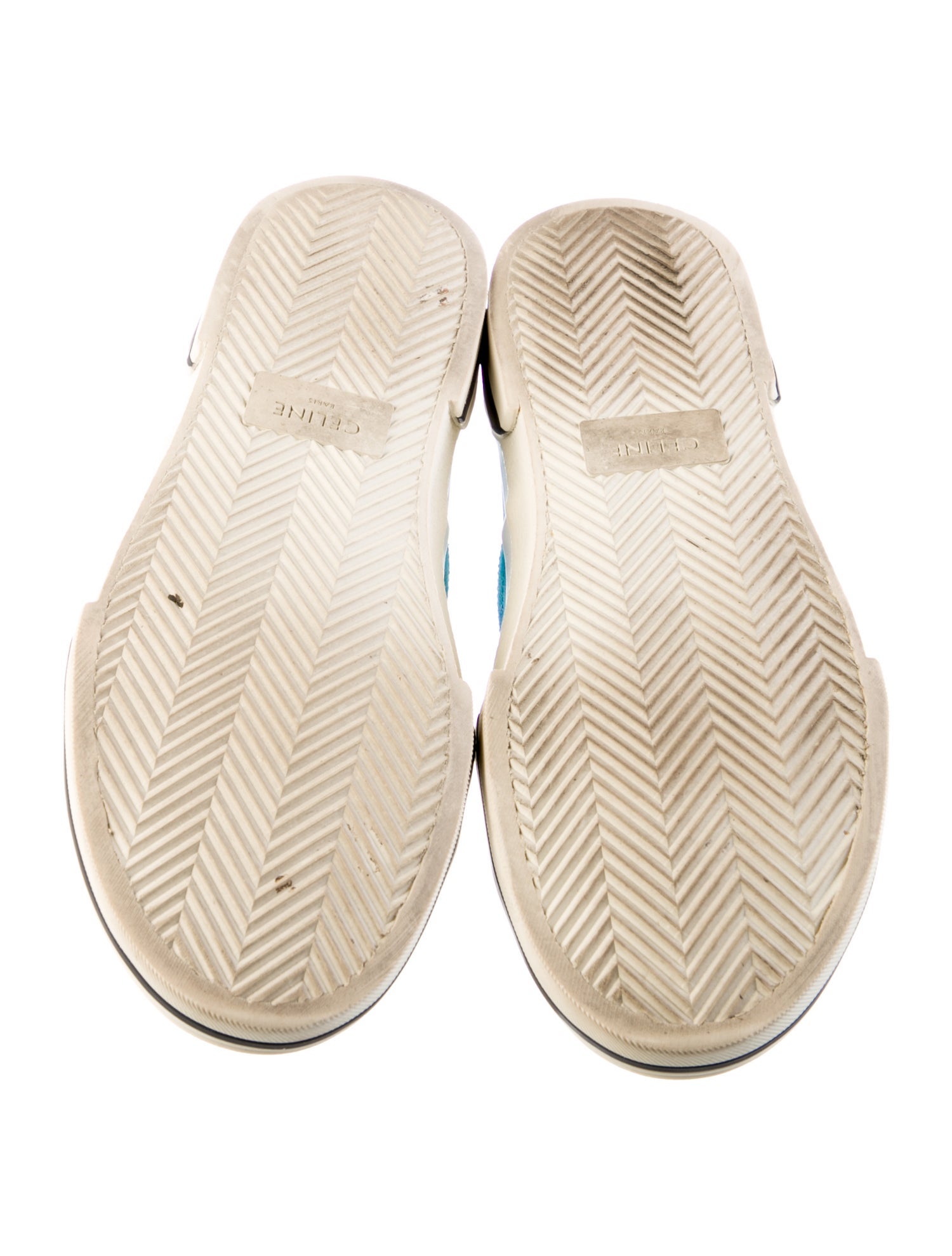 Celine Canvas Tie-Dye Print Sneakers